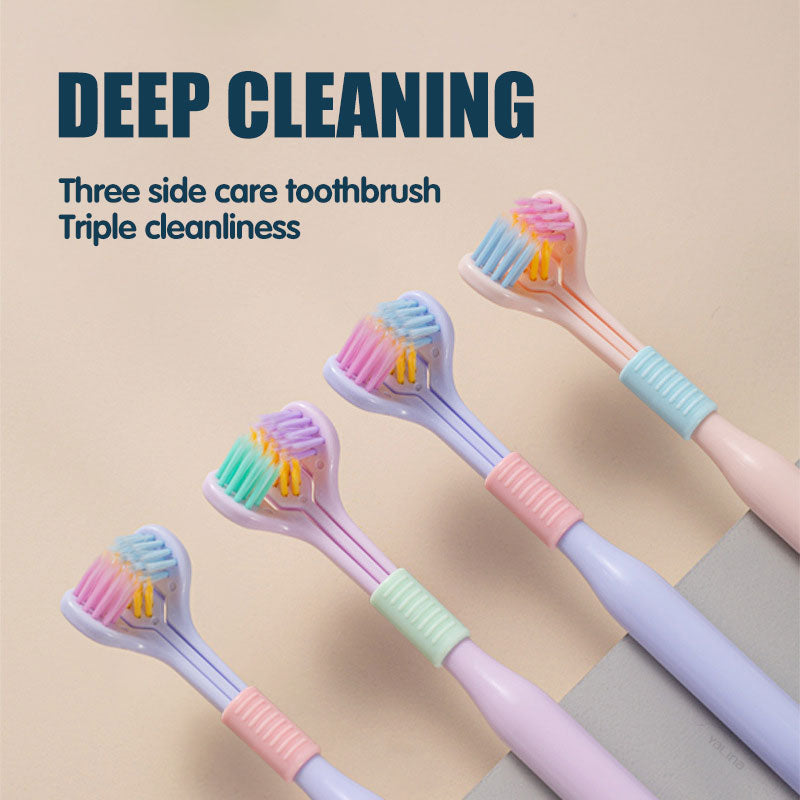 Three Sides Toothbrush Macaron Color
