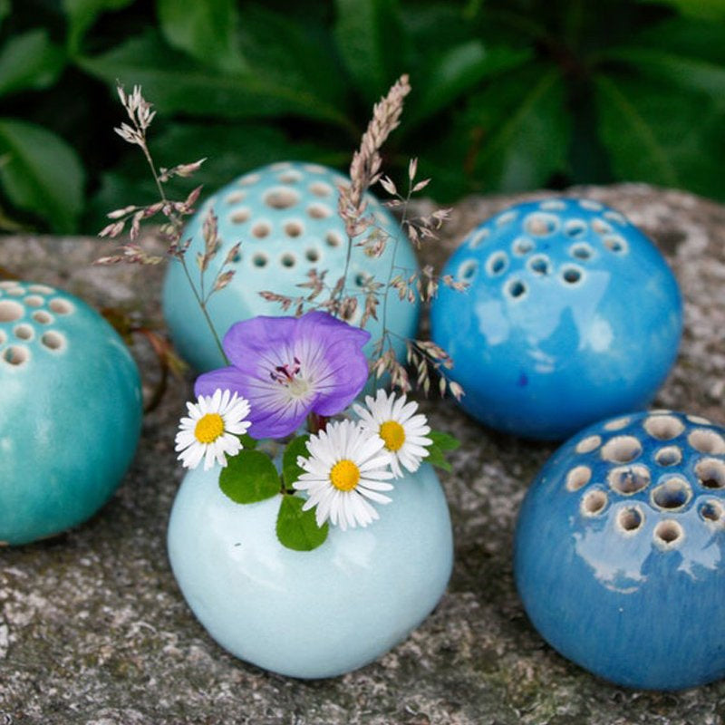 Ceramic Handmade Vase Flower Stone Table Decor