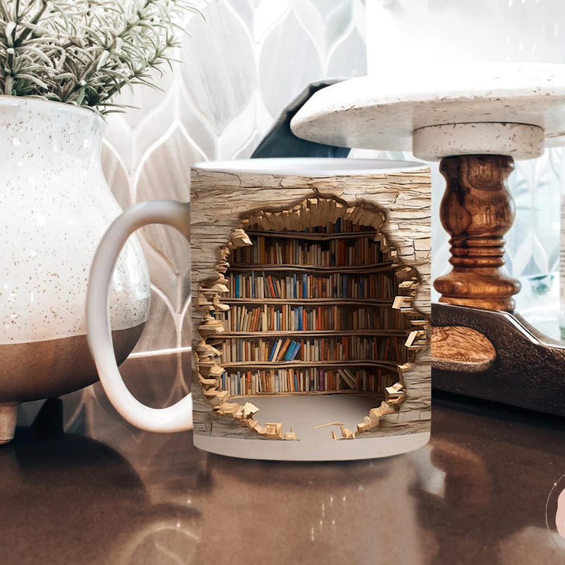 3D Note Library Mug