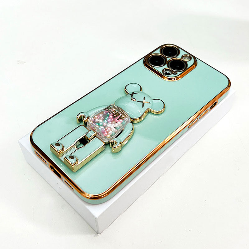 Flow Beads Bear Mobile Phone Case