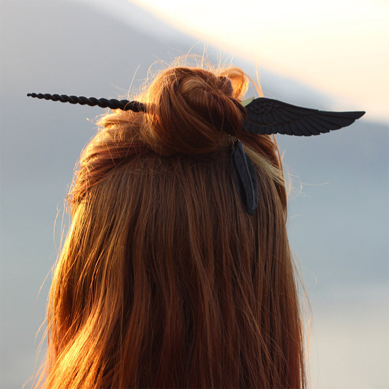 Angels Wing Unicorn Pegasus Hair Stick