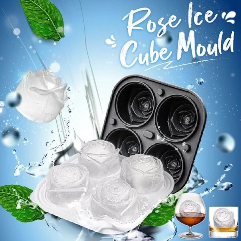 Large Rose Ice Cube Mould