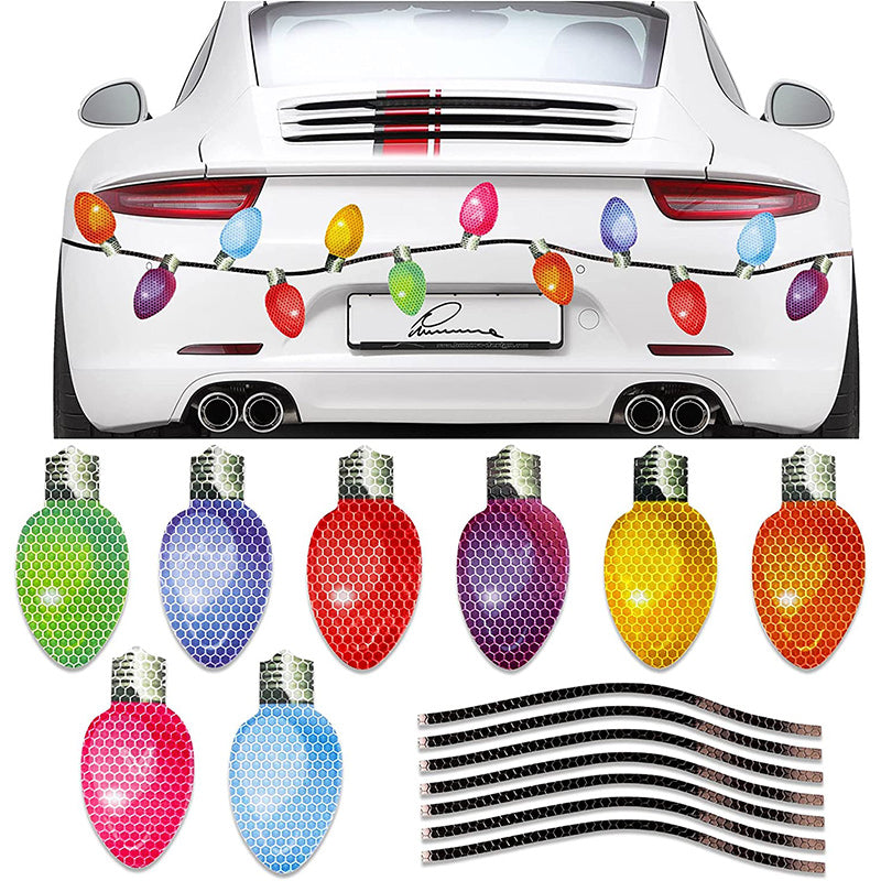 Reflective Light Bulb Magnet  Decorations