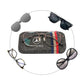 Car Visor Sunglasses Leather Holder