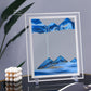 Sandscapes in Motion Round Glass 3D Deep Sea Sand Art