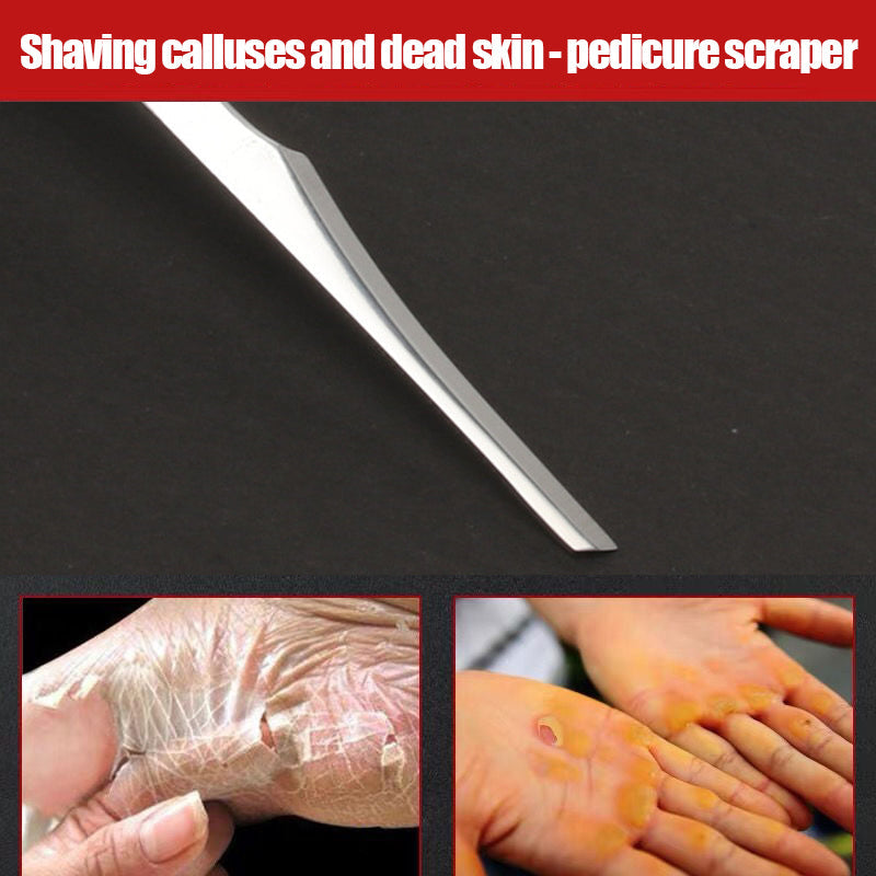 Stainless Steel Foot Scraper Knife to Remove Dead Skin Callus