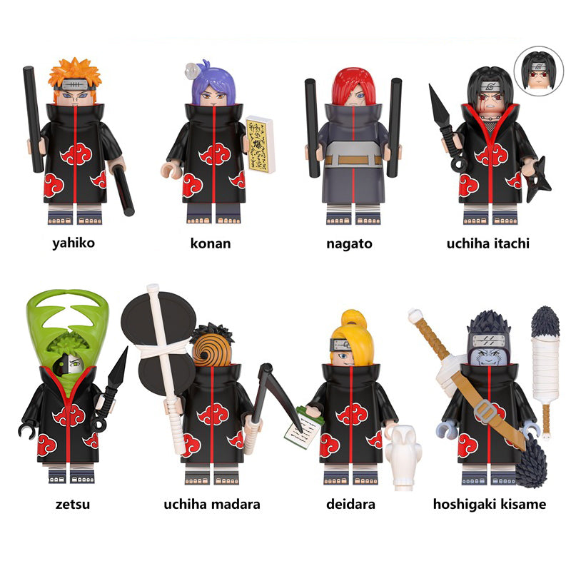 Anime Naruto Series Xiao Organization Payne Minifigure Model Assembled Building Blocks