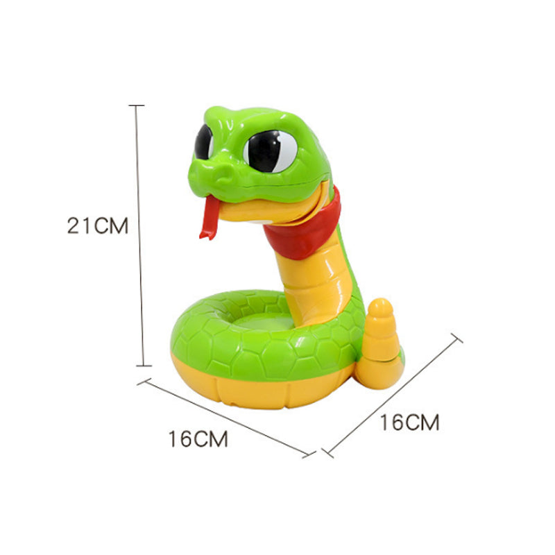 Electric rattlesnake prank toy