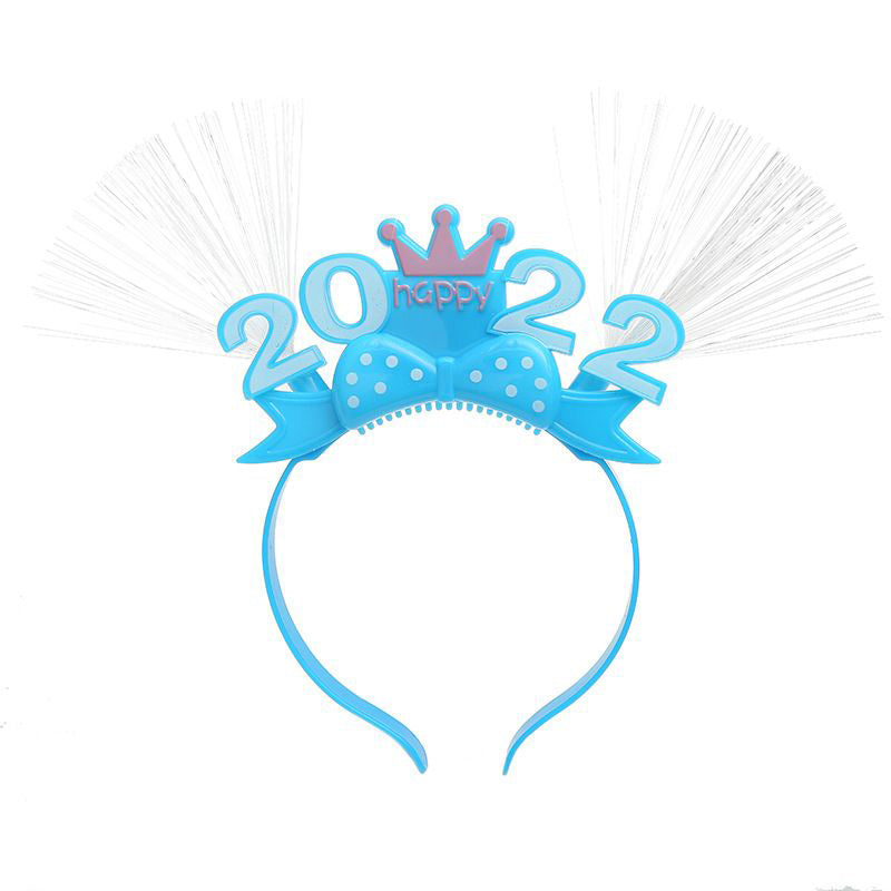 2022 LED Light Up Glasses & Crowns Headband