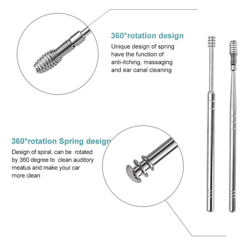 Innovative Spring EarWax Cleaner Tool Set