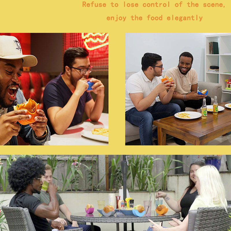 Adjustable Hamburger Buns Burger Holder(2 pcs)