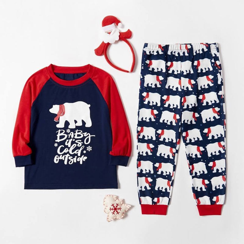 Family Holiday Pajamas - Family Matching Polar Bear Christmas Pajamas Sets