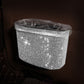 Car Diamond Studded Trash Can