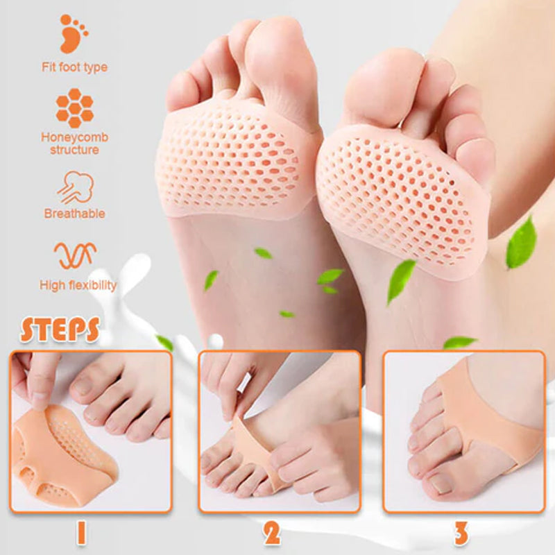 Silicone Honeycomb Forefoot Pad