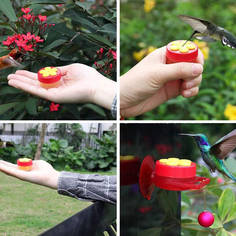 Mini Handheld Flower Hummingbird Feeder