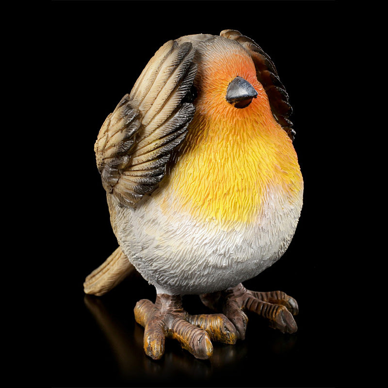 Three Wise Robin Figurines