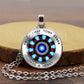 Iron Man Heart Time Stone Necklace