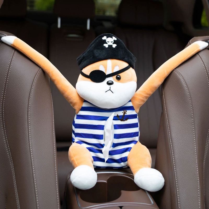 Creative Hanging Car Doll Tissue Box