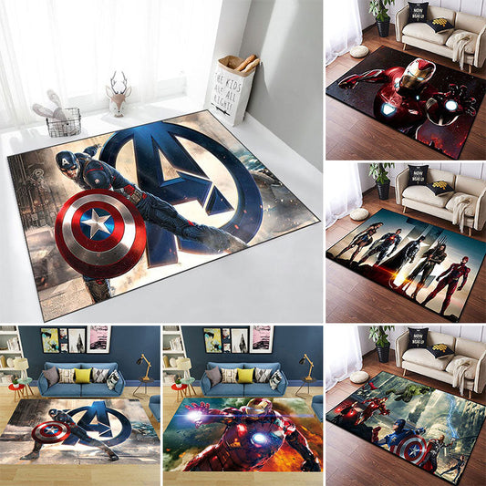 3D Trap Rug- Superhero Graphic