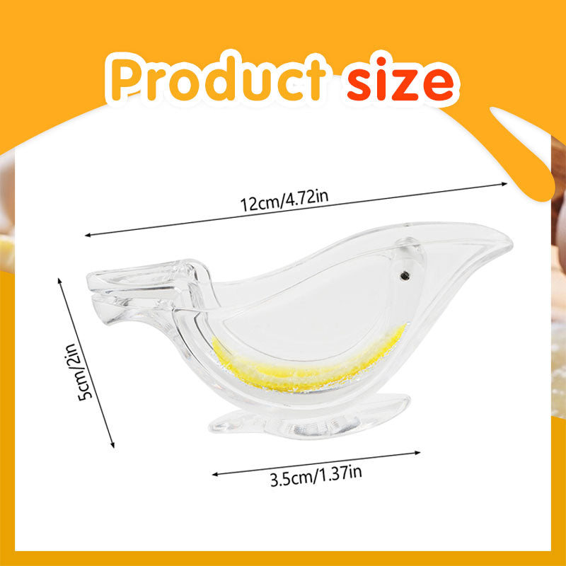 🍋 Acrylic Boat Shaped Lemon Squeezer clip