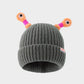 🔥Winter Parent-Child Cute Glowing Little Monster Knit Hat/Cute glowing little monster knitted hat