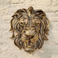 🦁Rare Find - Large Lion Head Wall Mounted Art Sculpture🎁