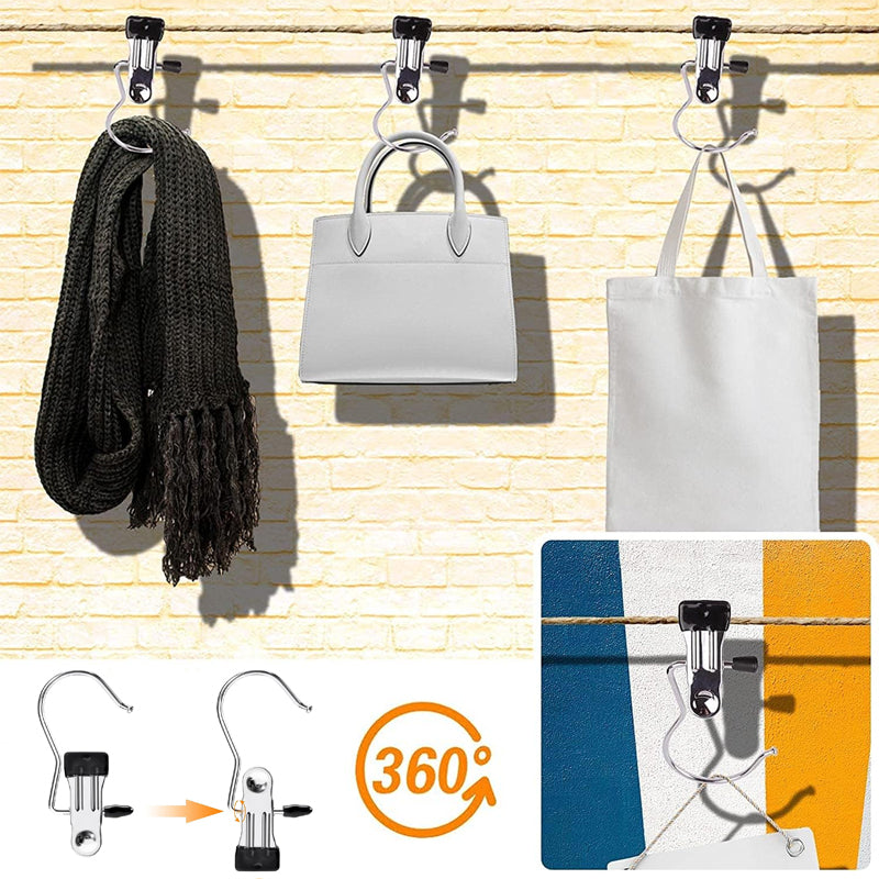 Heavy Duty Hanging Hooks Clips（10 pcs）