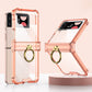 Airbag Ring Hinge Phone Case for Samsung Galaxy Z Flip5 Flip4 Flip3