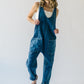High Roller Denim Jumpsuit With Pockets