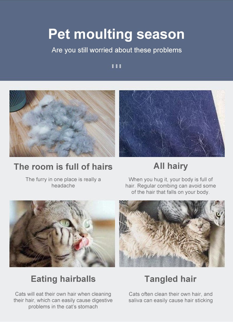 Self-Cleaning Brush For Cats And Dogs