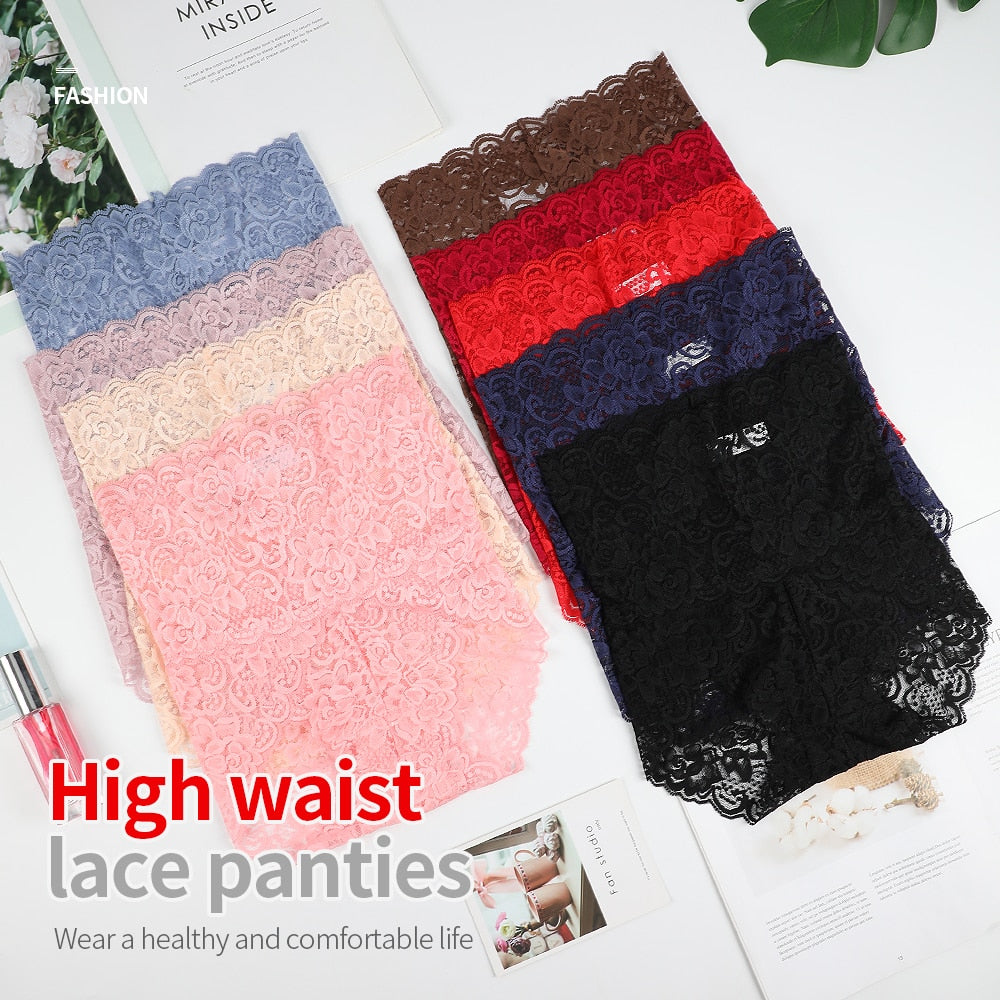 High Waist Lace Panties