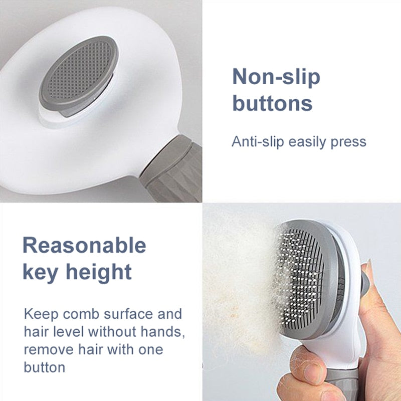 Self-Cleaning Brush For Cats And Dogs