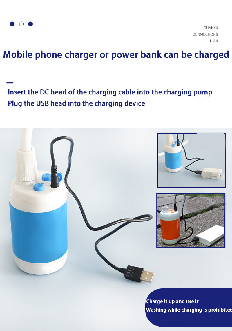 Portable Electric Outdoor Camping Shower Set