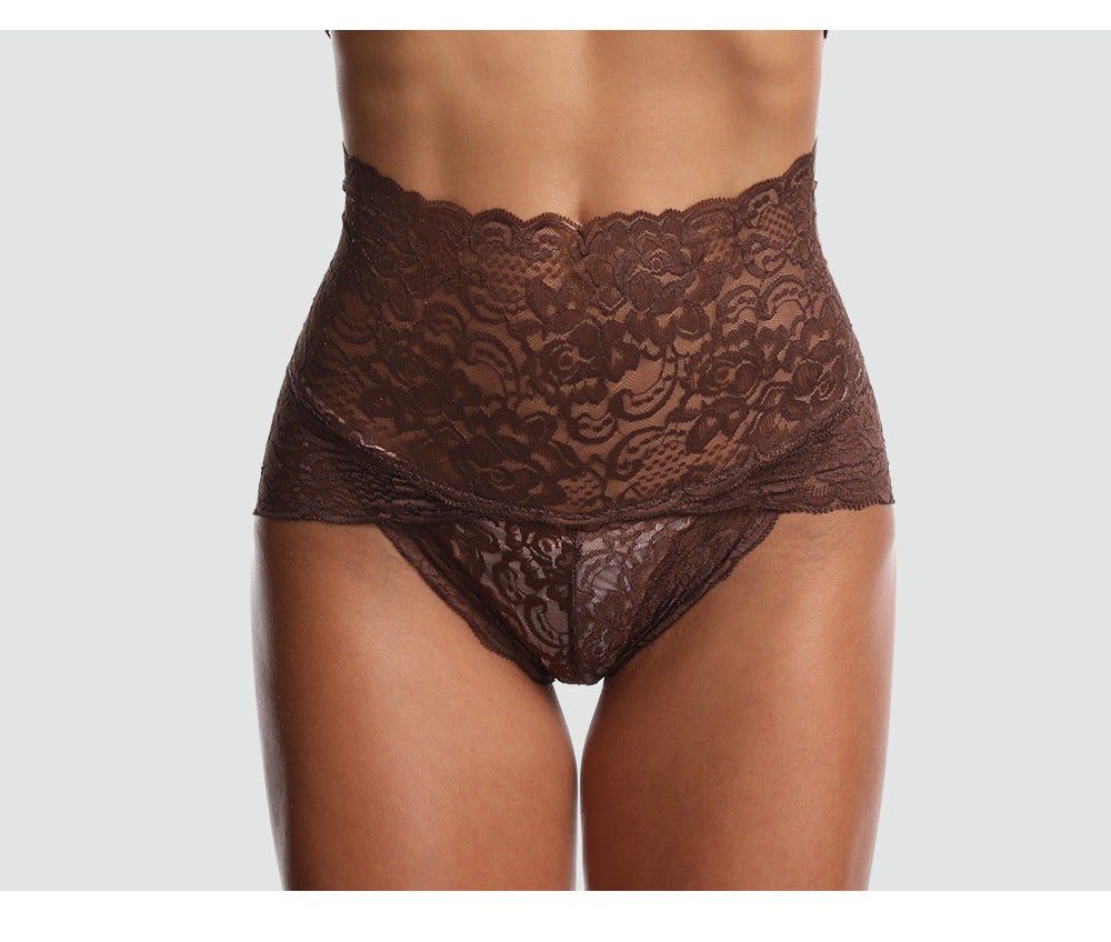 High Waist Lace Panties