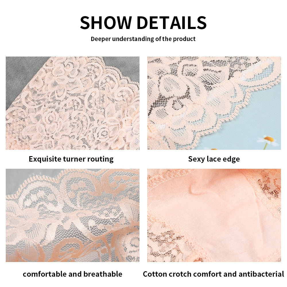 High Waist Lace Panties