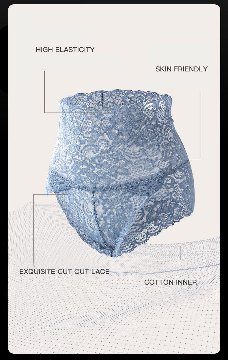 High Waist Lace Panties