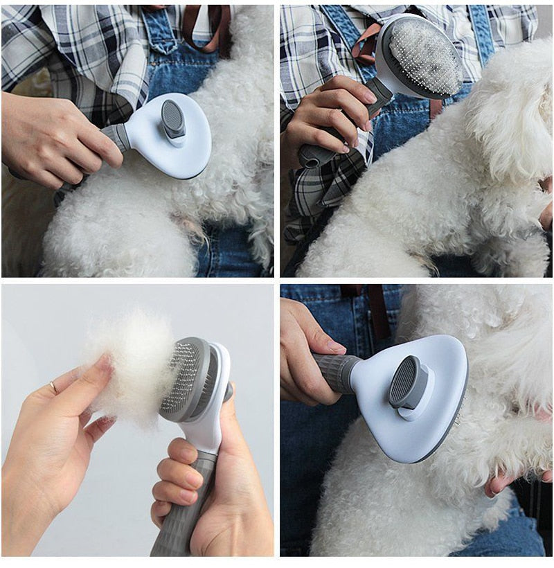 Self-Cleaning Brush For Cats And Dogs