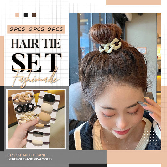 9 PCS Hair Tie Set