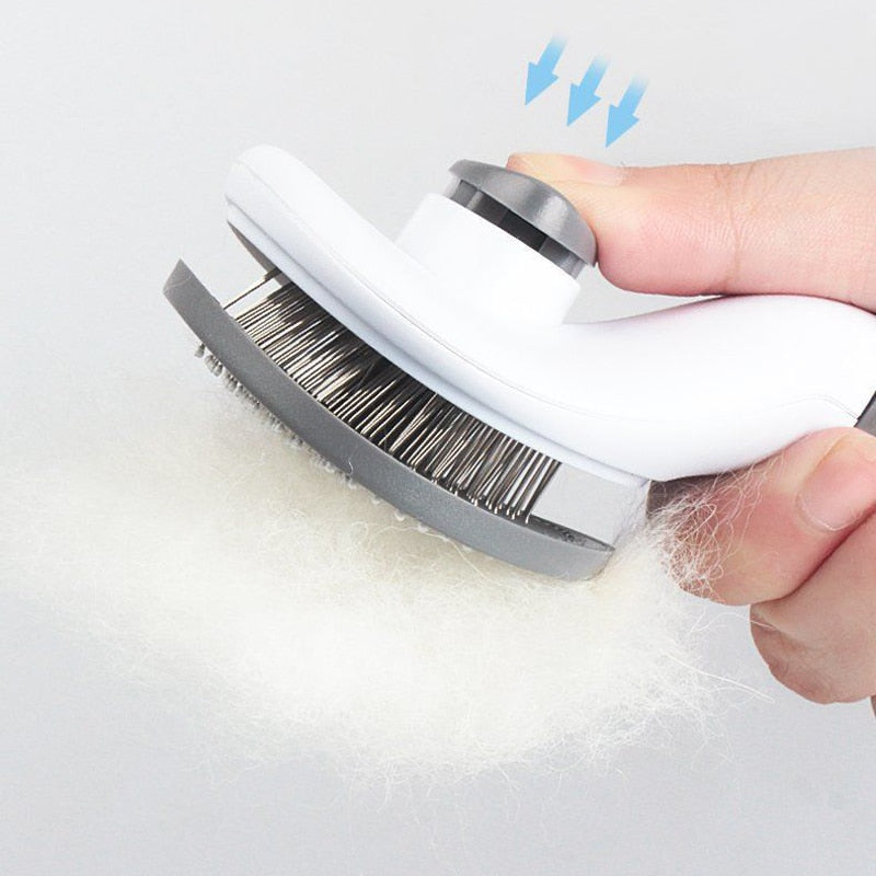 Self-Cleaning Brush For Cats And Dogs