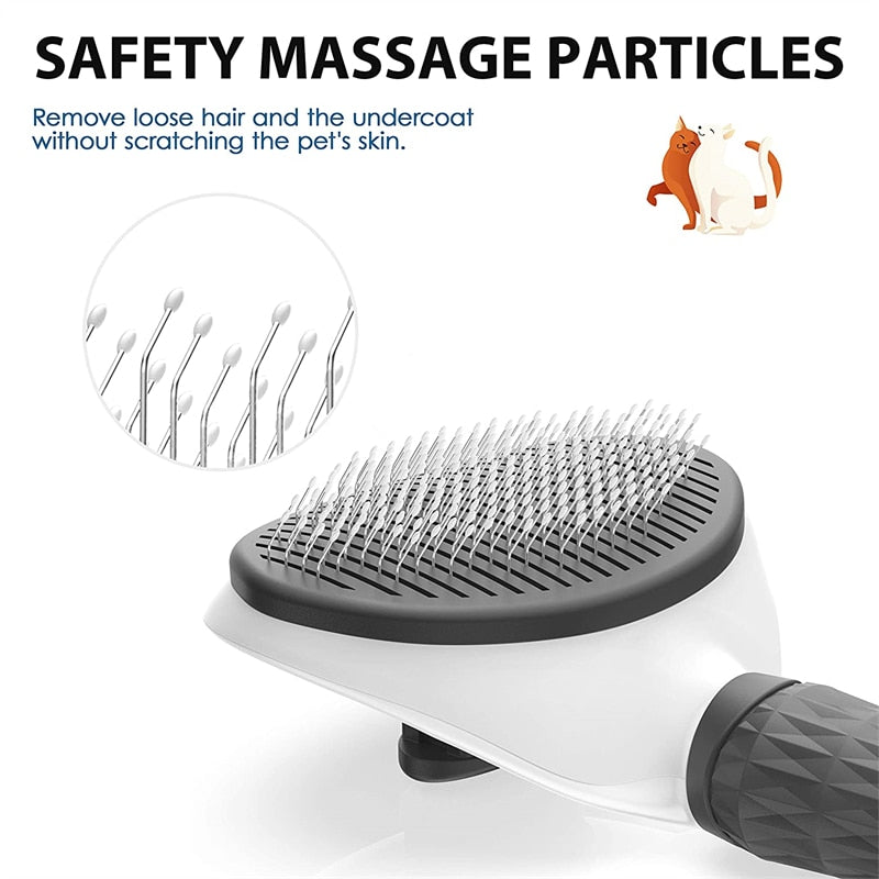 Self-Cleaning Brush For Cats And Dogs