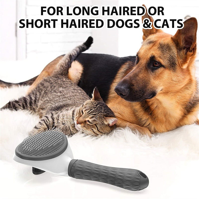 Self-Cleaning Brush For Cats And Dogs
