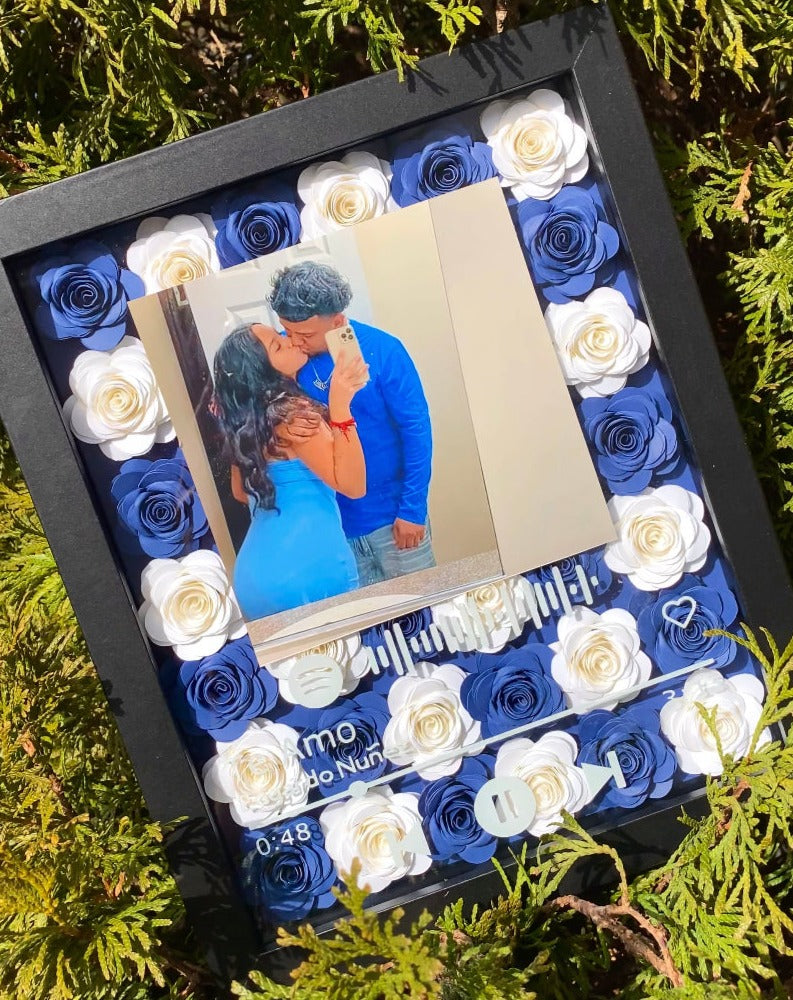 Personalized DIY Song Name Rose Photo Frame