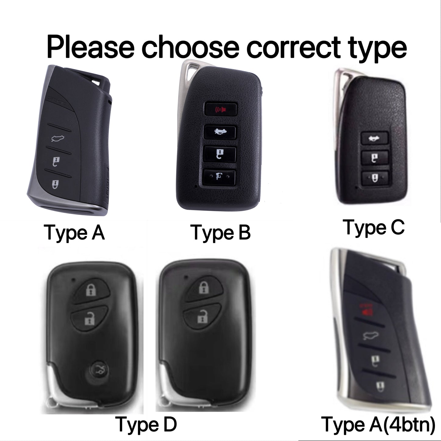 Lexus Car Key Case Rhinestones Keychain