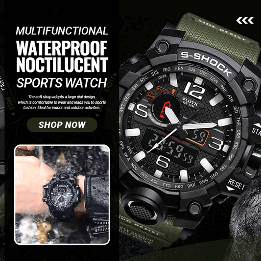 Multifunctional Waterproof Noctilucent Sports Watch