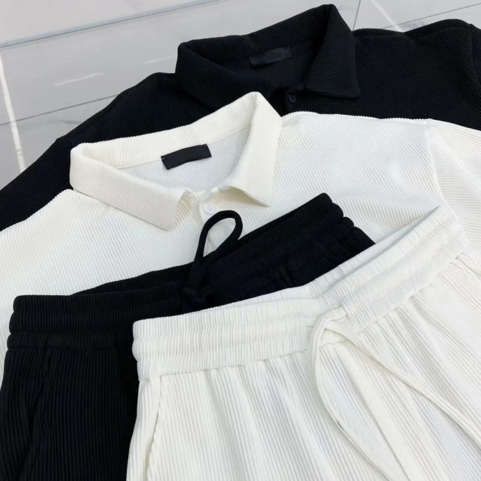 Men's Shirt Casual StripeTwo-Pieces Suit