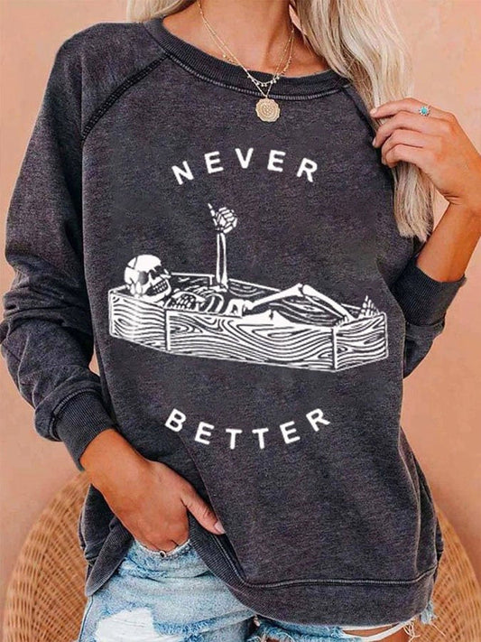 NEVER BETTER-Lenght Sleeve Shirt