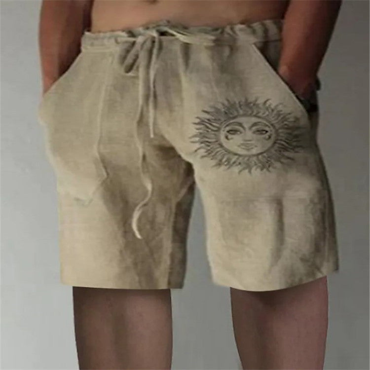 Men's Stretch Drawstring Straight Shorts