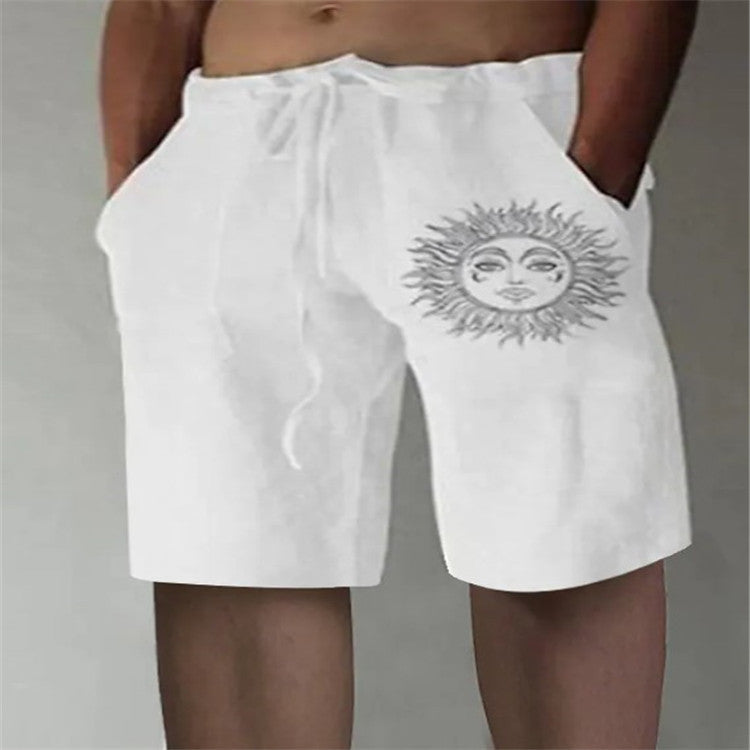 Men's Stretch Drawstring Straight Shorts