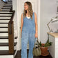 High Roller Denim Jumpsuit With Pockets