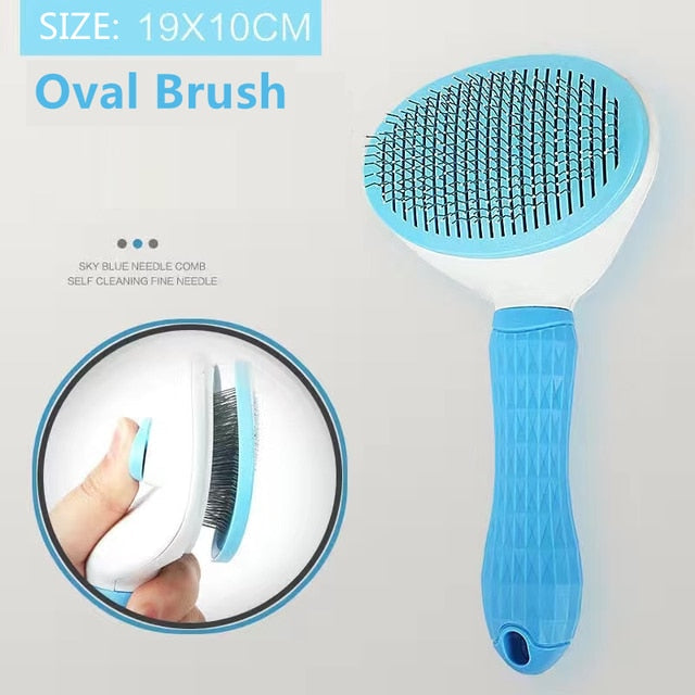 Self-Cleaning Brush For Cats And Dogs